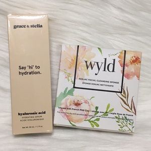 NWT! Grace & Stella Serum & WYLD Cleansing Sponge